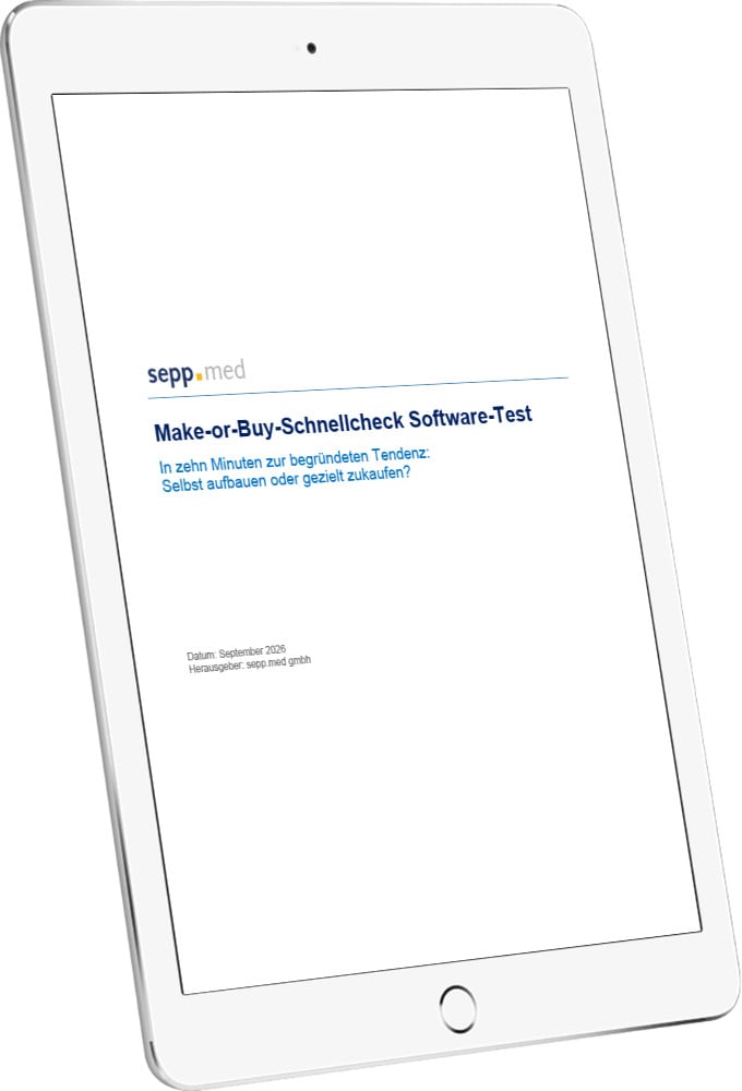 Make-or-Buy-Schnellcheck Software-Test